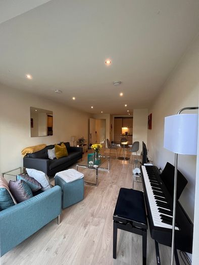 Small grey sofa