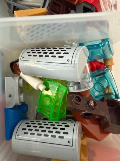 lego parts airplane engine light bricks etc