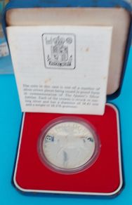 England 1977 Proof Twenty-Five Pence Silver Coin