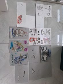 Cardboard stencils