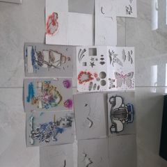 Cardboard stencils
