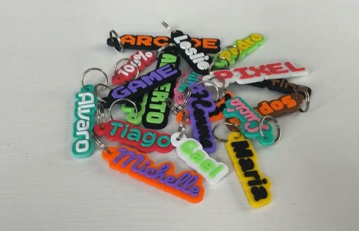 Customisable keyrings