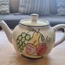Tea Set/Vintage Pottery with Fruit Pattern .. FINAL Price Drop Image 2