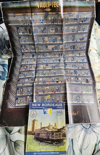 gaming posters and map