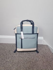 brand new leather feel backpack handbag