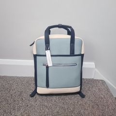 brand new leather feel backpack handbag