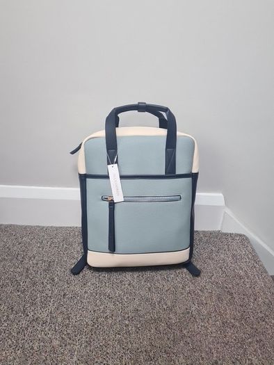 brand new leather feel backpack handbag