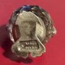 Vintage Pewter and Crystal Miniature Owl Figurine Image 3