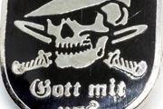 German World War Two WW2 Wehrmacht Gott Mit Uns  Lapel Pin