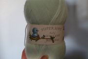 Acrylic wool baby super soft pastel green 100g NEW