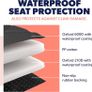 4-in-1 Pet Car Seat Cover with Mesh Window waterproof, Durable and Travel-Ready Image 7