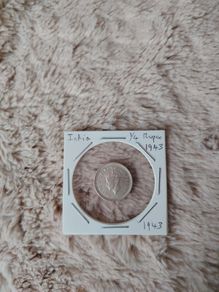 India 1/4 Rupee 1943
