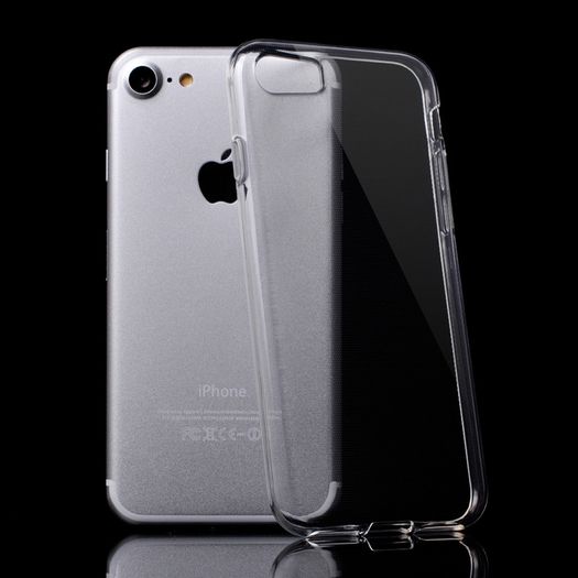 Clear Crystal Transparent Soft TPU Silicone Gel Cover Case for iPhone 7-#161742