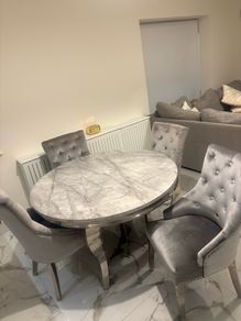 marble table