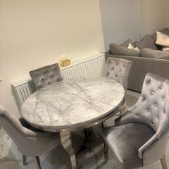 marble table