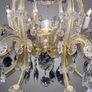 Statement Marie Theresa Crystal & Brass 12 Branch Chandelier Image 5
