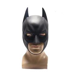 Bat Mask Headgear Latex Material Cosplay Headgear Halloween Night Dance Party Adult Masquerade Mask Latex Mask for Men Anime