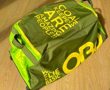 OBO Hockey Goalkeeping Wheelie Bag Green/Lime