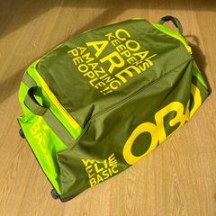 OBO Hockey Goalkeeping Wheelie Bag Green/Lime