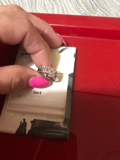Child's sliver ring size 6