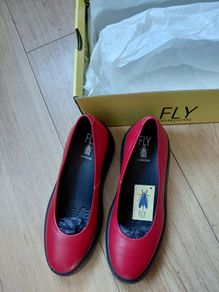 Fly London Women's Red Ballet Flat, UK6