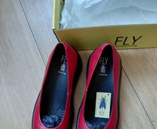 Fly London Women's Red Ballet Flat, UK6