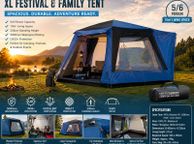 main image for ad 5/6 Person XL Festival &amp; Family Camping Tent