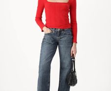 DIVIDED Blue Bootcut Jeans Size EUR 42