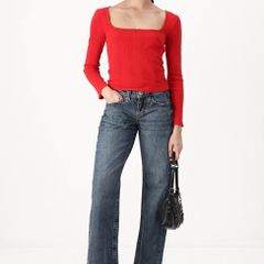 DIVIDED Blue Bootcut Jeans Size EUR 42
