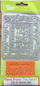 Tonic Die & Stamp Set - Sent From The Heart
