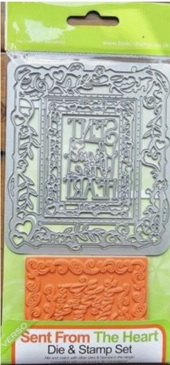 Tonic Die & Stamp Set - Sent From The Heart