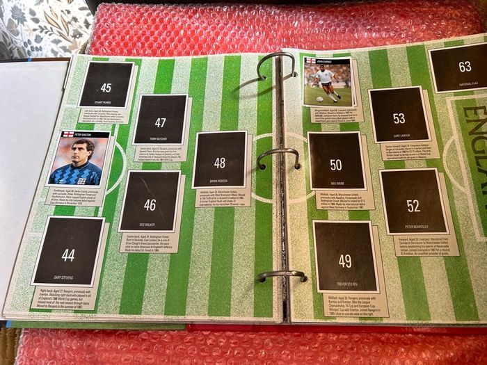 World Cup 90 Sticker Collection binder