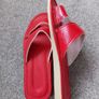 New.women leather slippers.size6/7,wide feet Image 4
