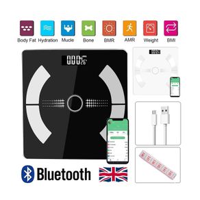 Body Fat Scale 180kg Bluetooth Smart BMI Digital Bathroom Wireless Weight & APP - FREE DELIVERY
