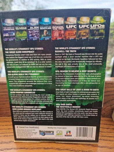 Discovery channel UFOs 8 DVD box set