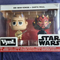 Obi wan kenobi and Darth Maul 2 pack Funko  VYNL Star Wars Prequel Phantom menace