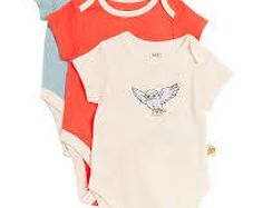 3pk pure cotton bodysuits