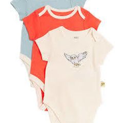 3pk pure cotton bodysuits