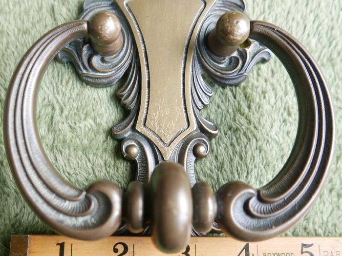 Vintage Ornate Solid Brass Door Knocker