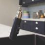 Matt Black Pull-Out Kitchen Mixer Tap | Single Lever Brass Faucet Image 5