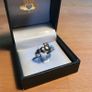 61mm Sterling Silver Claddagh Ring with 10K Gold Heart Image 2