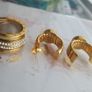 Earrings and ring set. Image 3