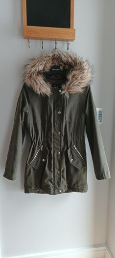 New Look Parka girl hooded jacket Age 10-11