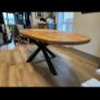 Solid Oak dining Table Image 4