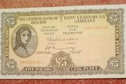 Irish Five Pound Note - Lady Lavery