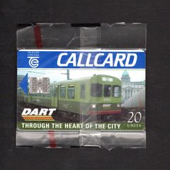 1996 Ireland 20 unit D.A.R.T (Dublin Area Rapid Transport) Weekly Ticket (Schlumberger SC7) Call Card Mint in packaging. Telecom Eireann Card Number 1126