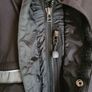 Mens motorbike waterproof Cordura jacket coat with shoulder and elbow pads armour Size medium black heavy biker motorcycle Image 9