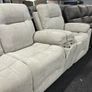 New Hudson Fabric Recliner Sofas with Hidden Cupholders Image 5