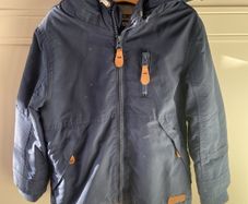 Lined lightweight navy jacket 3-4 years