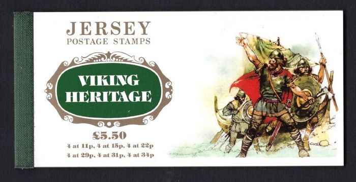 1987 Jersey Viking Heritage (900th Death Anniversary of William the Conqueror) Commemorative Stamps Booklet Mint Never Hinged (MNH)
